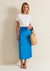 Suzie Button Detail Top - White