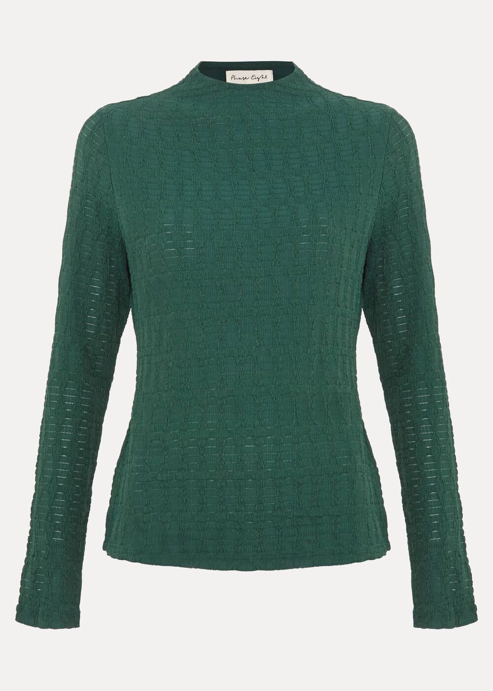 Haylee Sleeveless Texture Top - Green