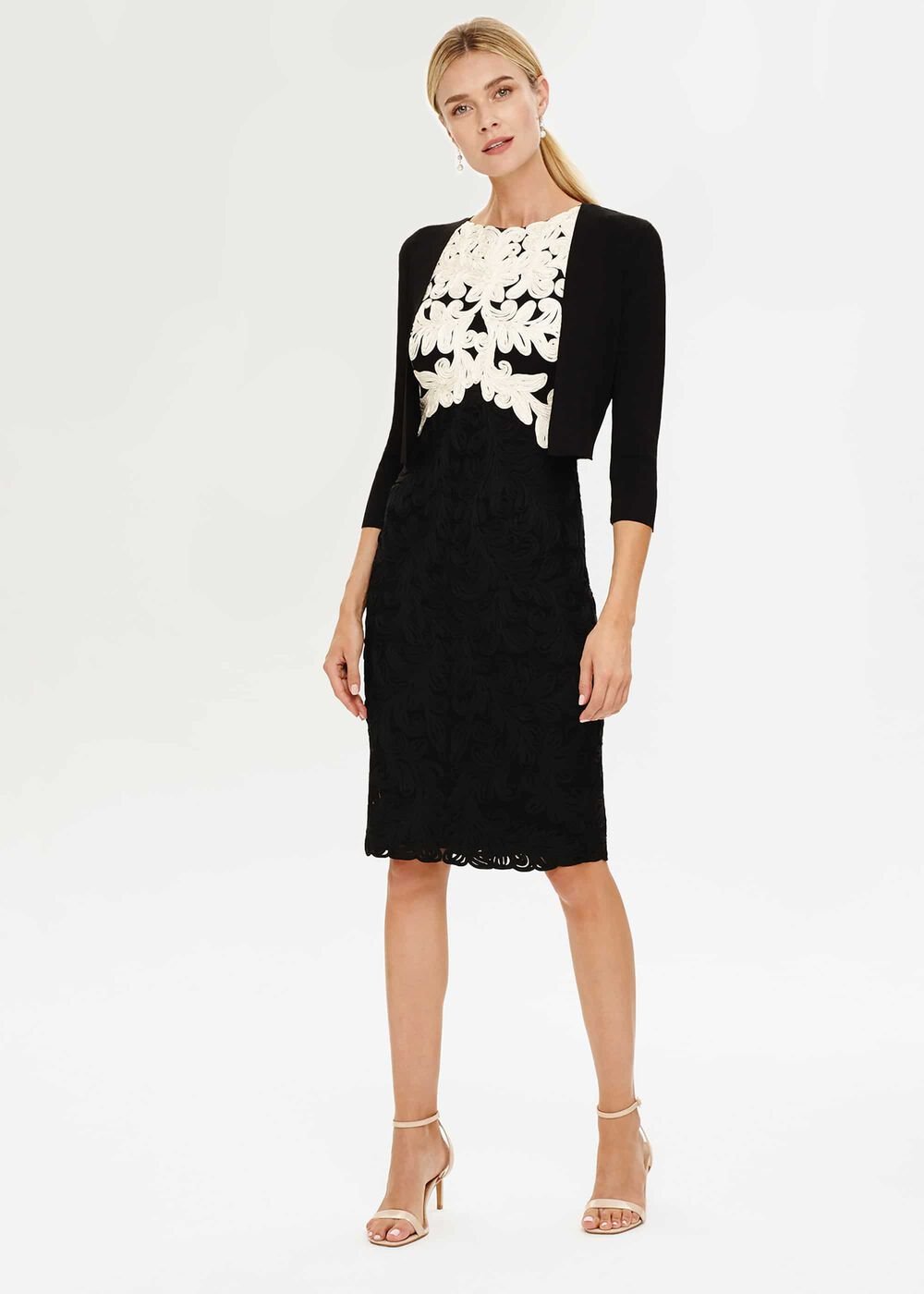 Salma Lightweight Knitted Jacket - Black