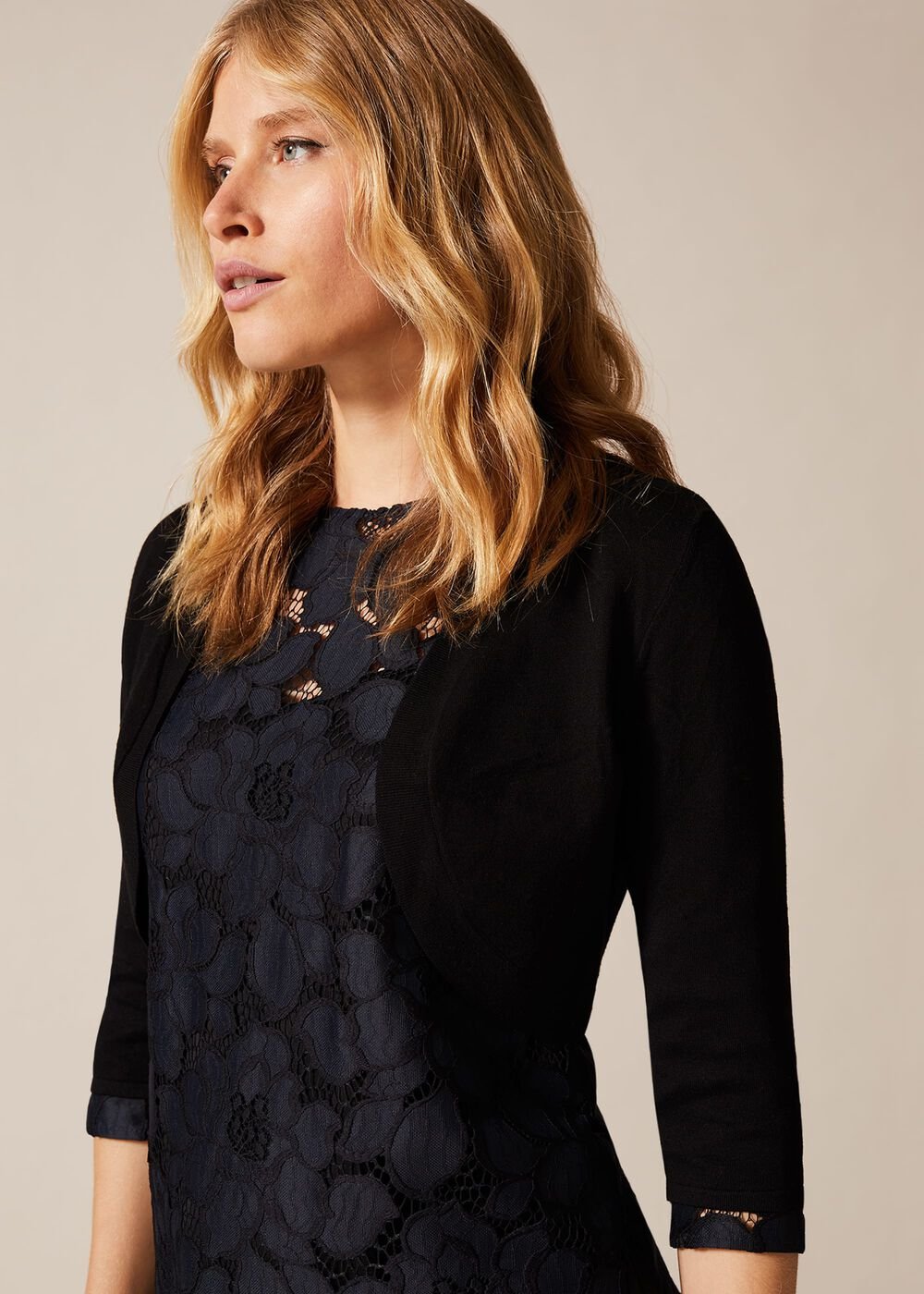Elisha Occasion Bolero - Black