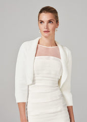 Fay Fluffy Bolero - Ivory