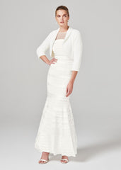Fay Fluffy Bolero - Ivory