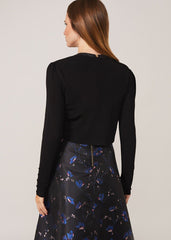 Adah Knitted Occasion Jacket - Black