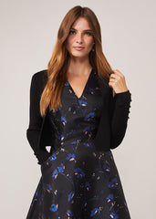 Adah Knitted Occasion Jacket - Black