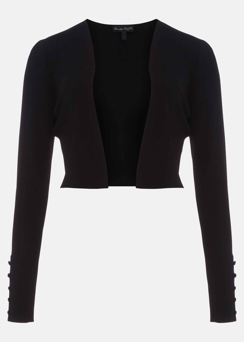 Adah Knitted Occasion Jacket - Black