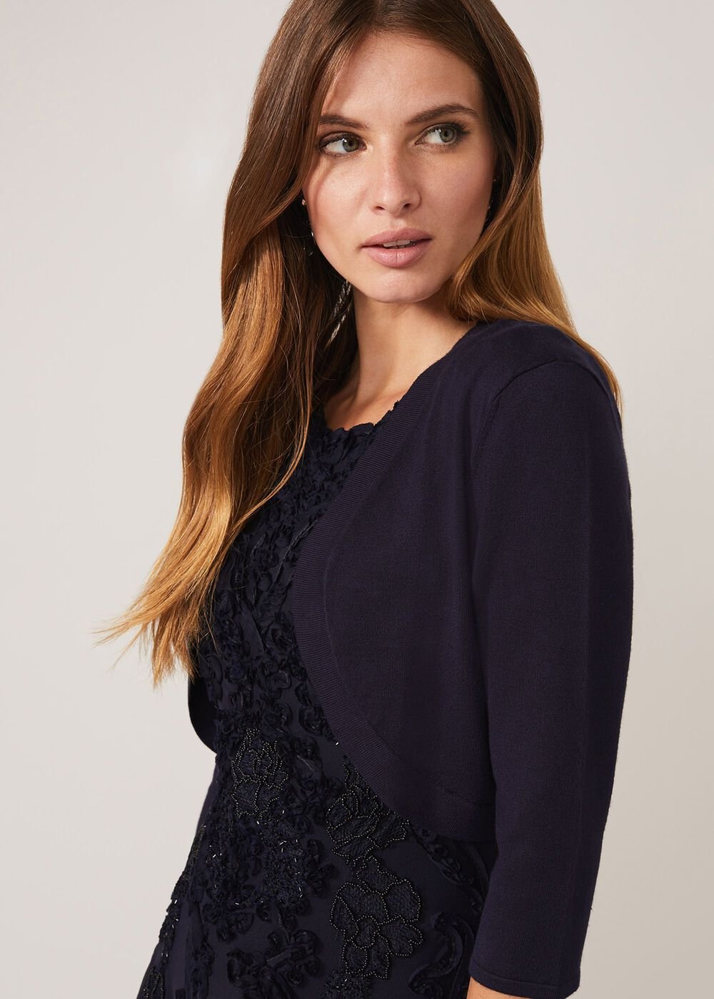 Elisha Occasion Bolero - Navy