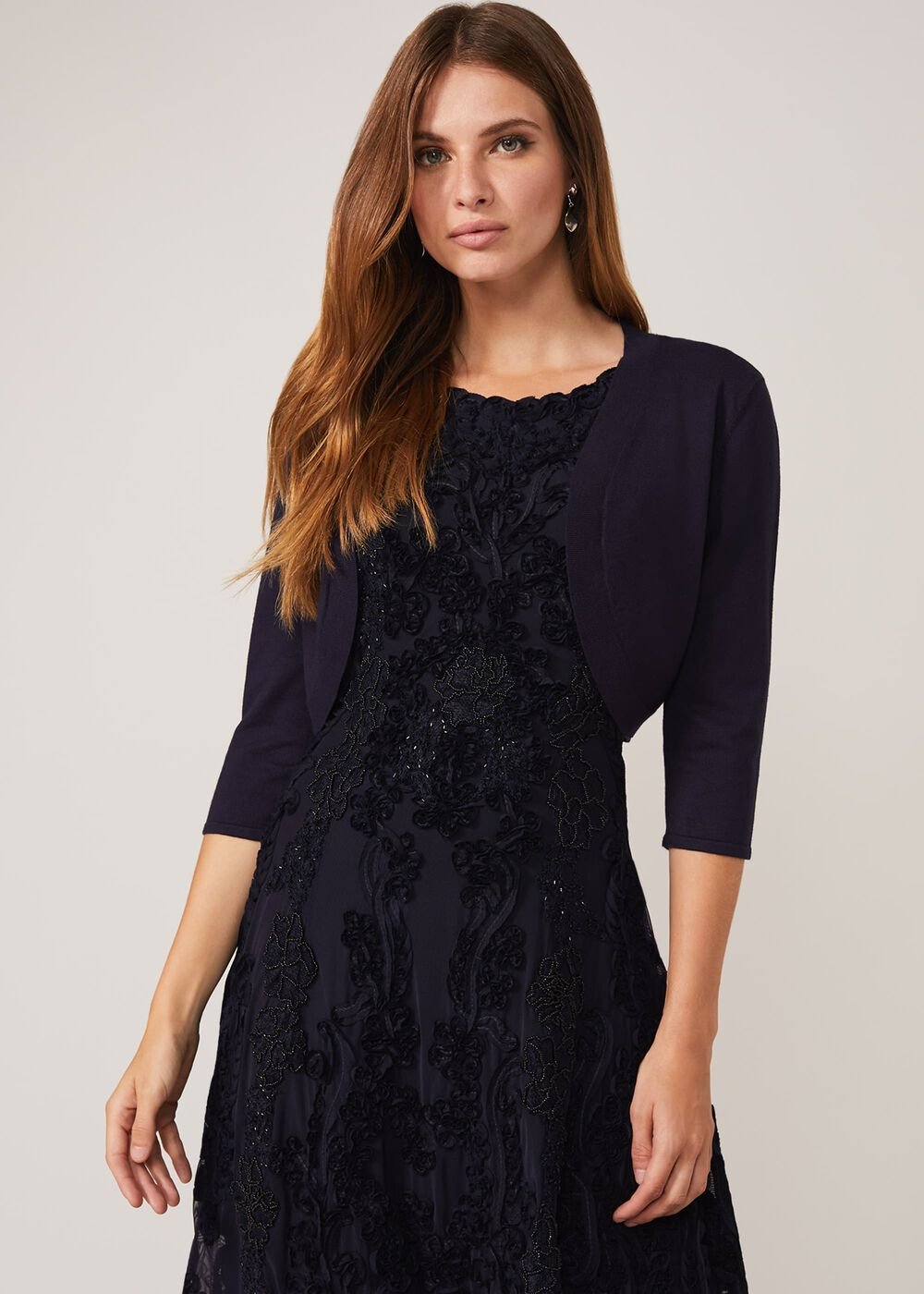 Elisha Occasion Bolero - Navy