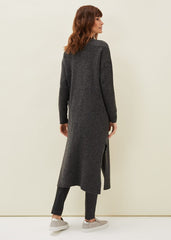 Sybille Maxi Cardigan - Charcoal