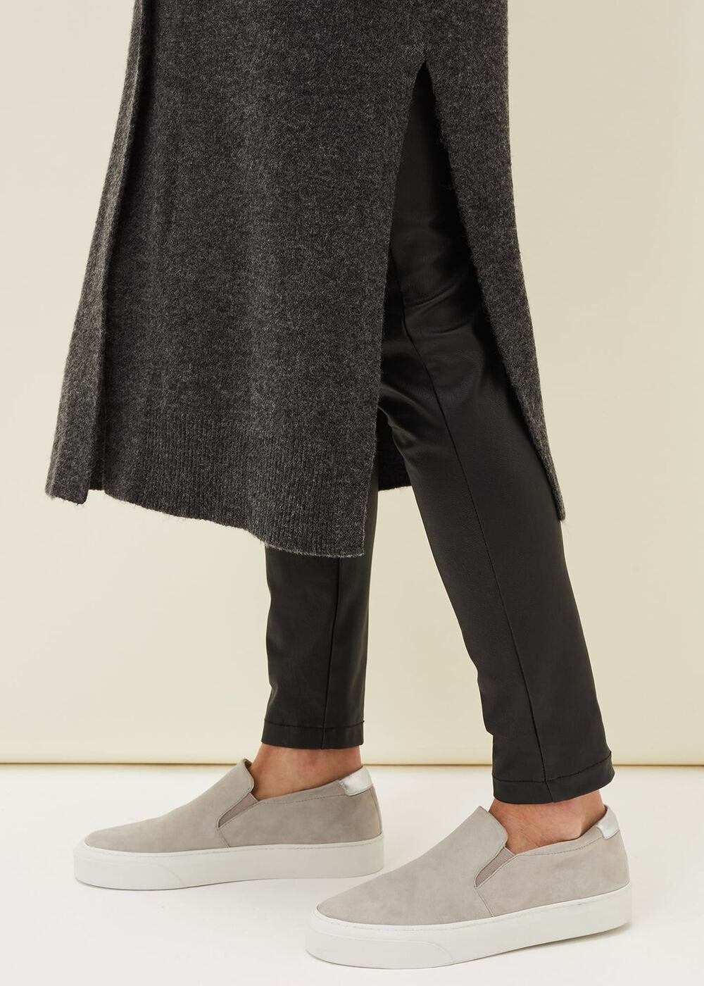 Sybille Maxi Cardigan - Charcoal