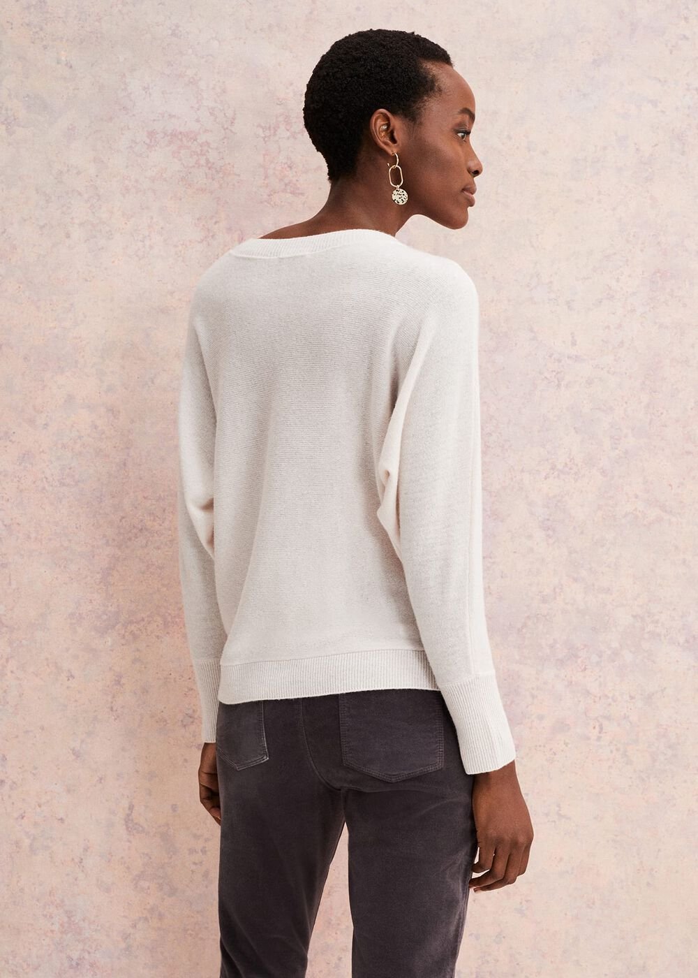 Beatrice Cashmere Jumper - Pale Pink