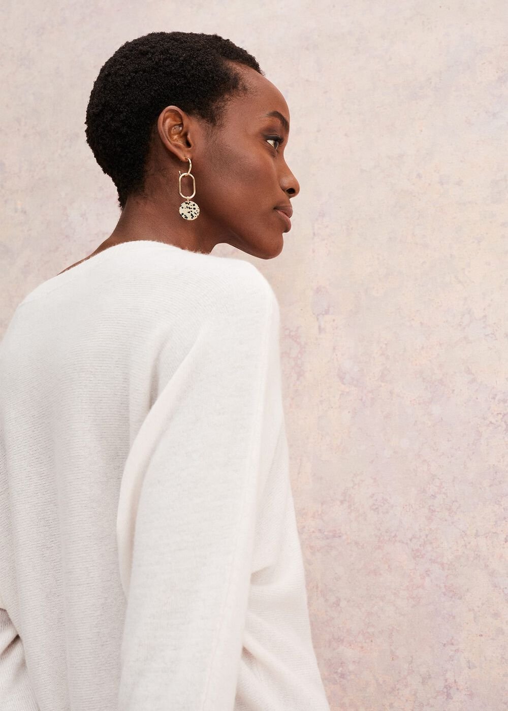 Beatrice Cashmere Jumper - Pale Pink