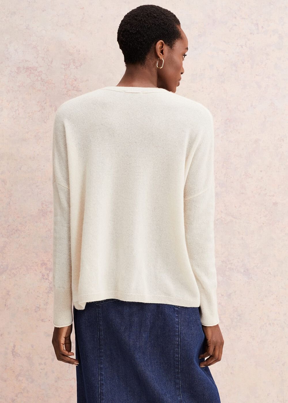 Arabella Cashmere Cardigan - Buttermilk