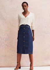 Arabella Cashmere Cardigan - Buttermilk