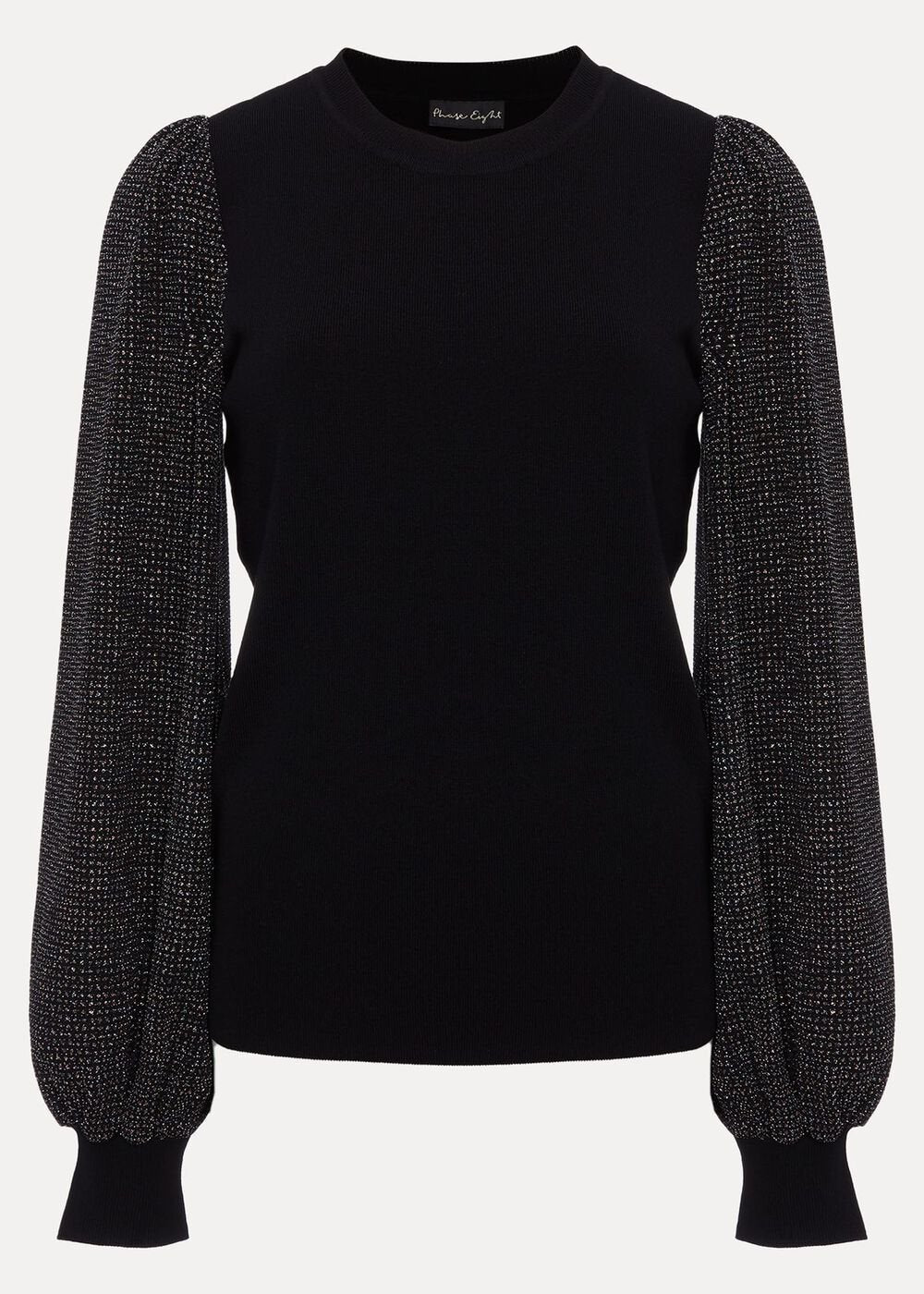 Rosen Disco Sleeve Knit - Black