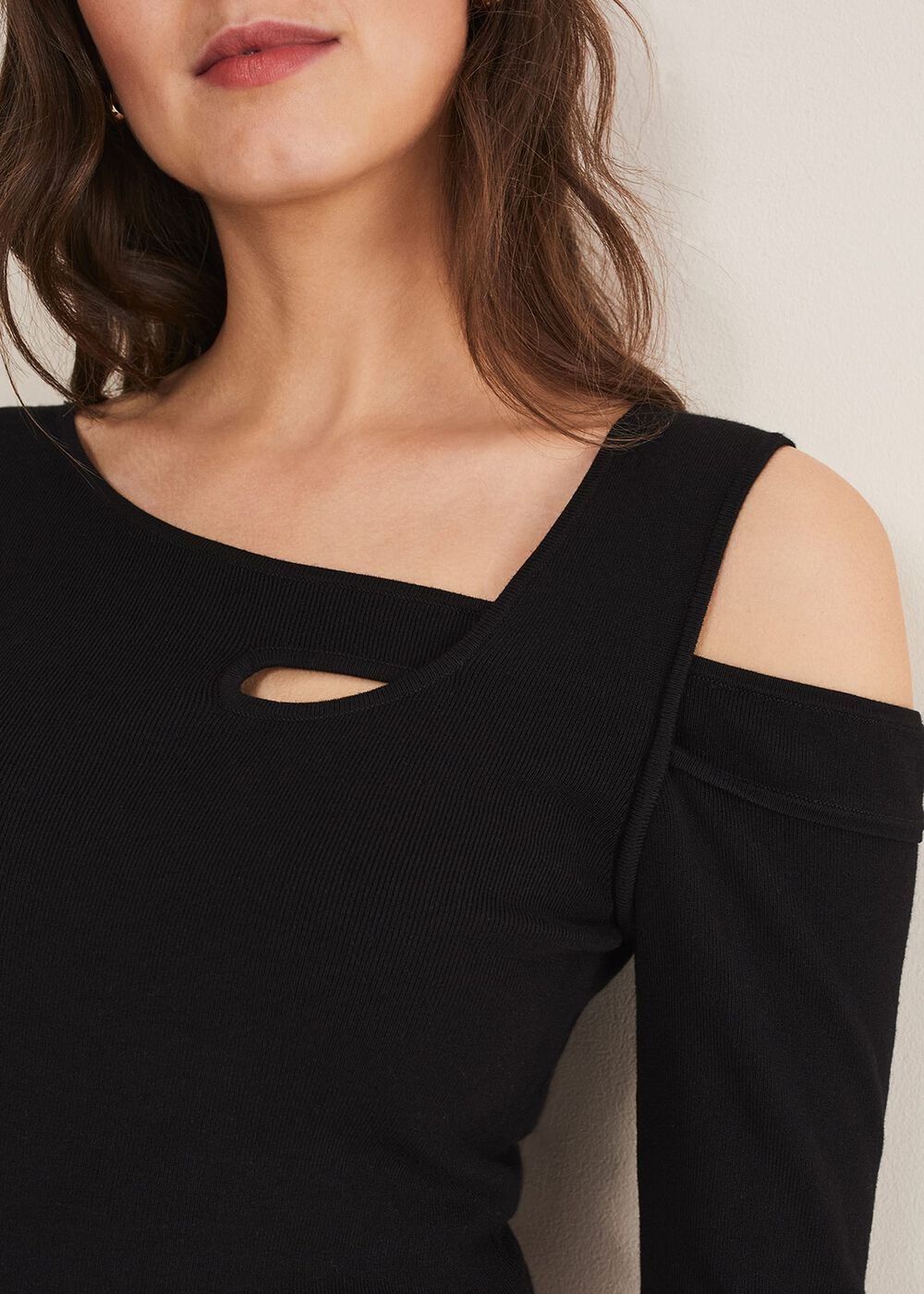 Wren Cut Out Knit - Black
