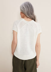 Alana Textured Knit - White