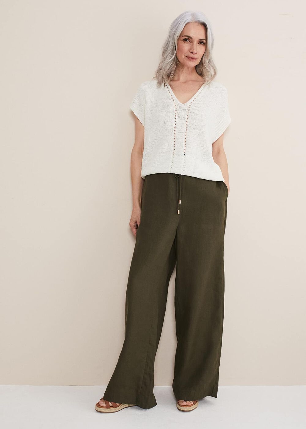Alana Textured Knit - White