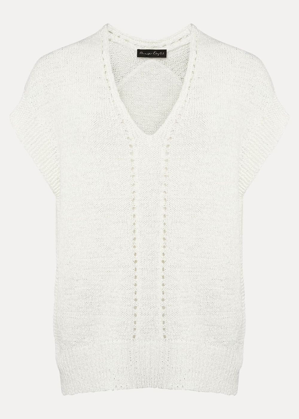 Alana Textured Knit - White