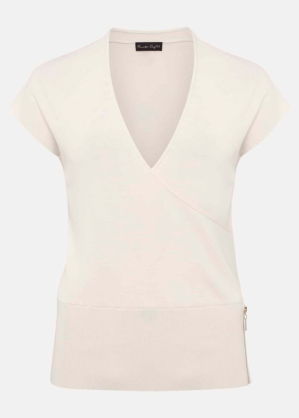 Jasmina V-Neck Top - Ivory