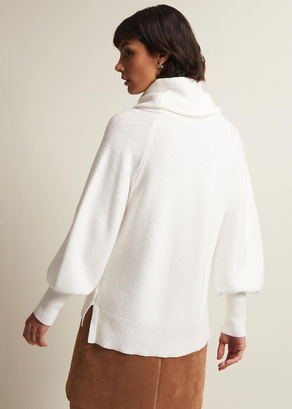 Dahlie Chunky Knit Jumper - Ivory