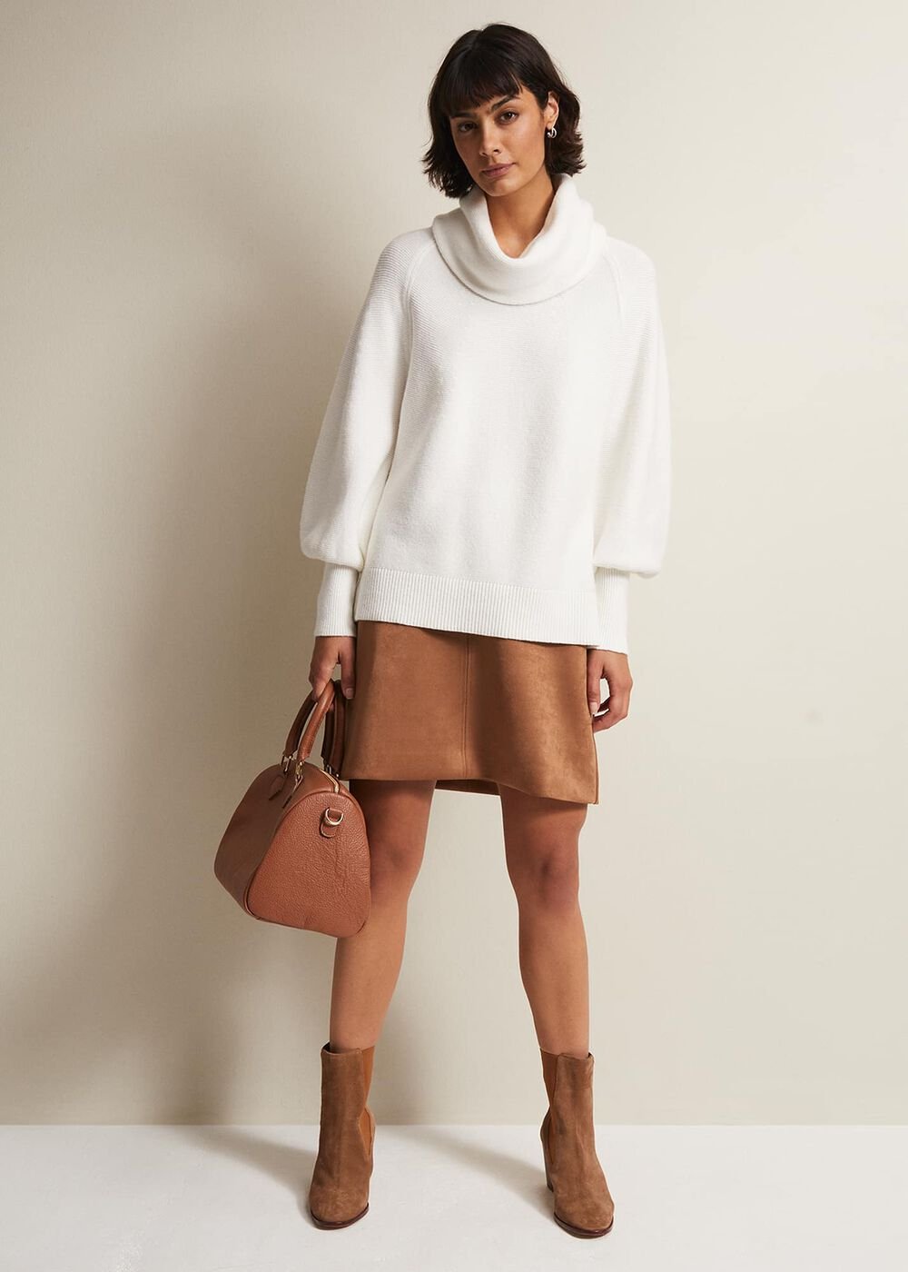 Dahlie Chunky Knit Jumper - Ivory