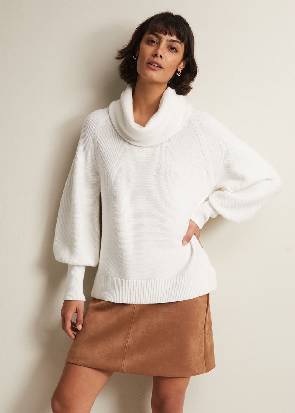 Dahlie Chunky Knit Jumper - Ivory