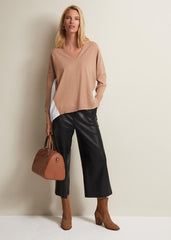 Kienna Fine Knit Shirt Jumper - Multi-Coloured