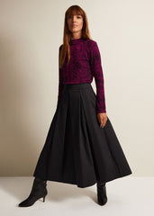 Livetta Snake Print Top - Purple