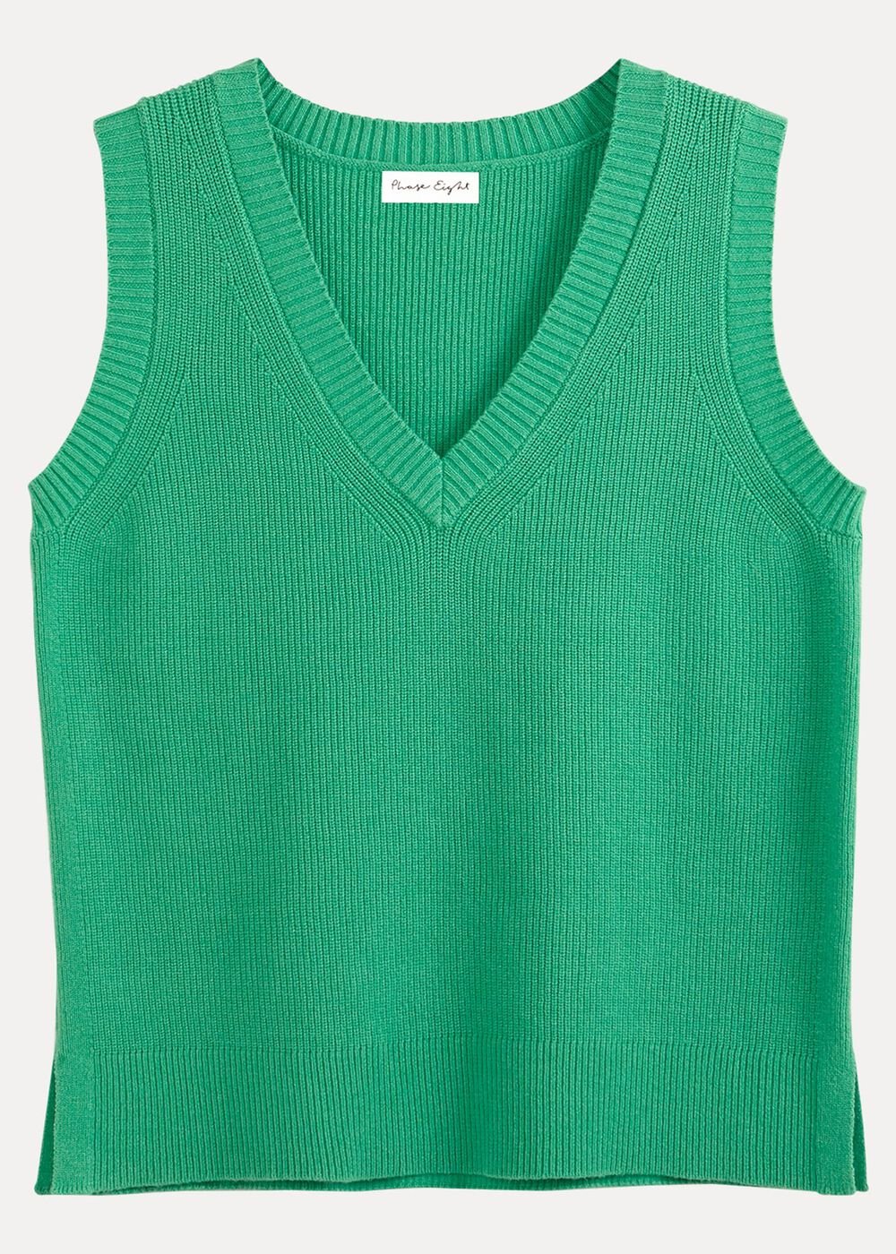 Marianna V Neck Tank - Green