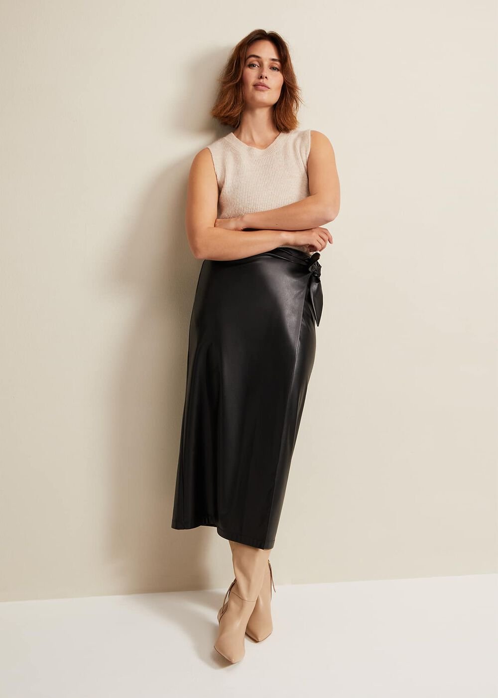 Daniella Mohair Knitted Tank - Stone