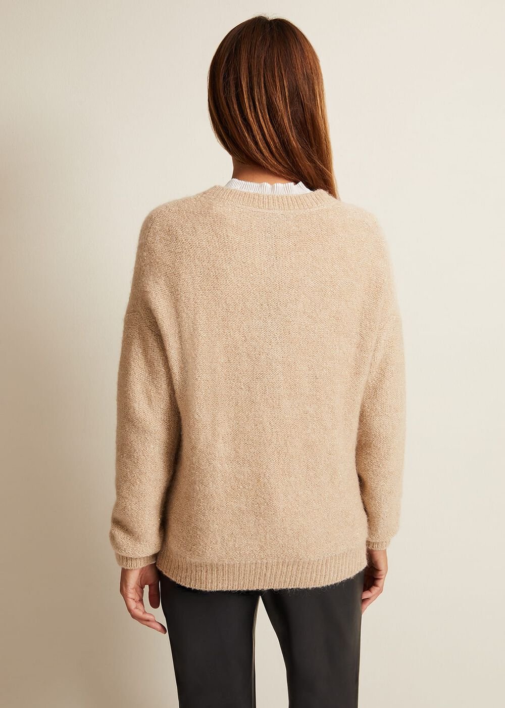 Oakley Sequin Mohair Jumper - Neutral