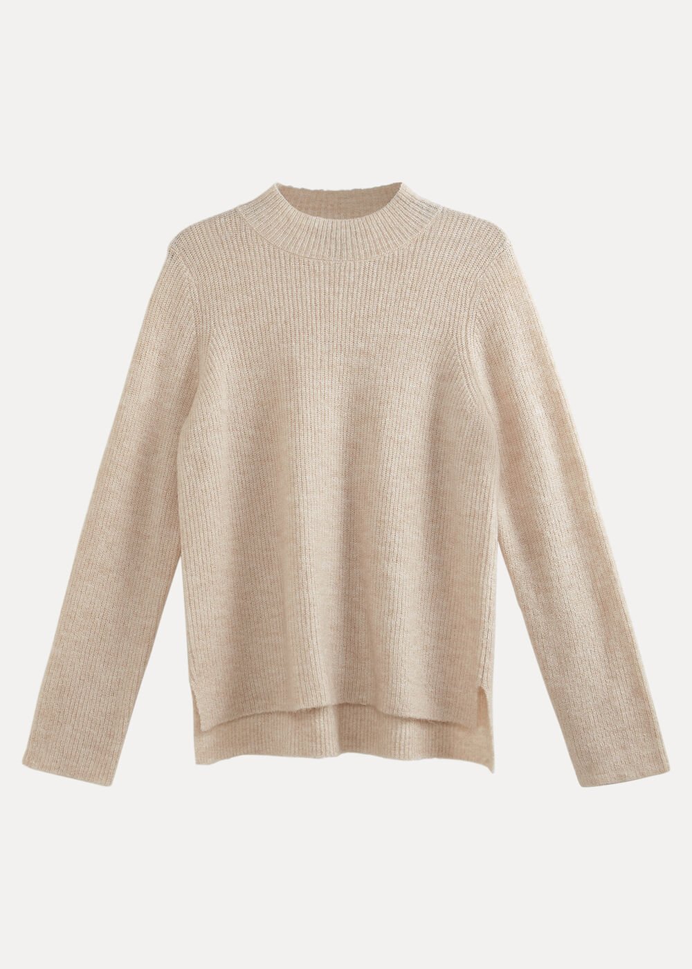 Connie Mohair Blend Jumper - Stone
