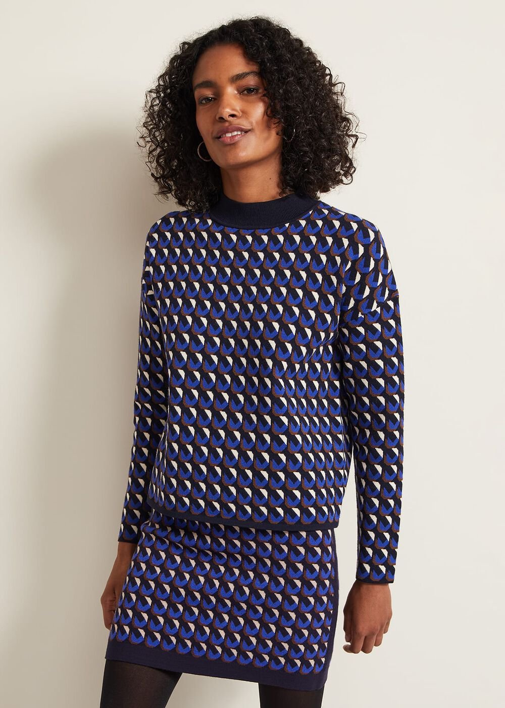 Nicole Geo Twin Set Jumper - Multi-Coloured
