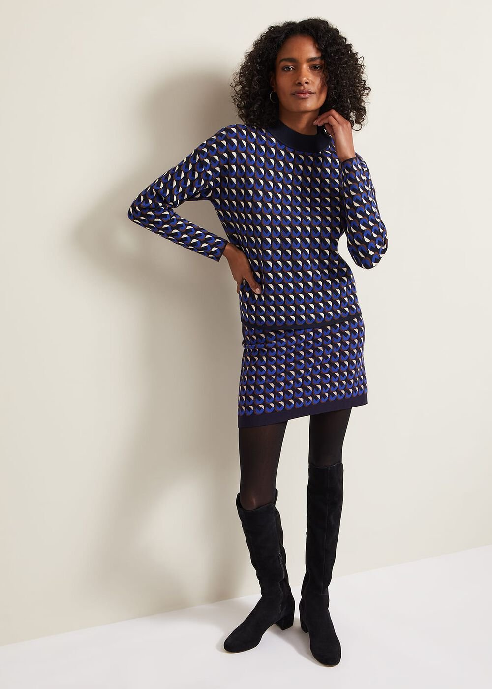 Nicole Geo Twin Set Jumper - Multi-Coloured