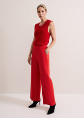 Daniella Mohair Knitted Tank - Red