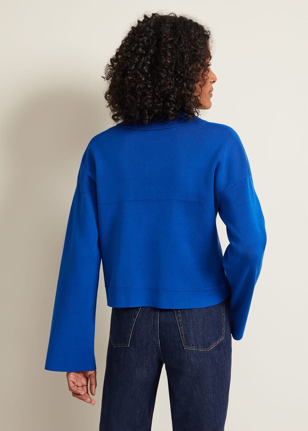 Maisie Zip Jacket - Cobalt