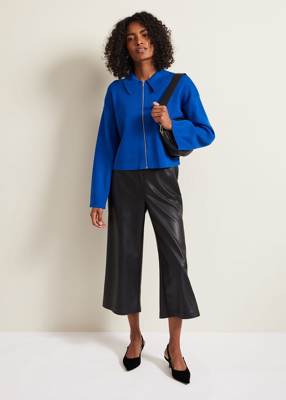 Maisie Zip Jacket - Cobalt