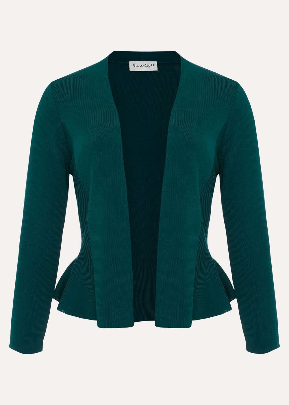 Salma Flare Hem Knitted Jacket - Green