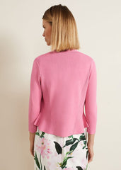Salma Flared Hem Jacket - Pink