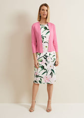 Salma Flared Hem Jacket - Pink