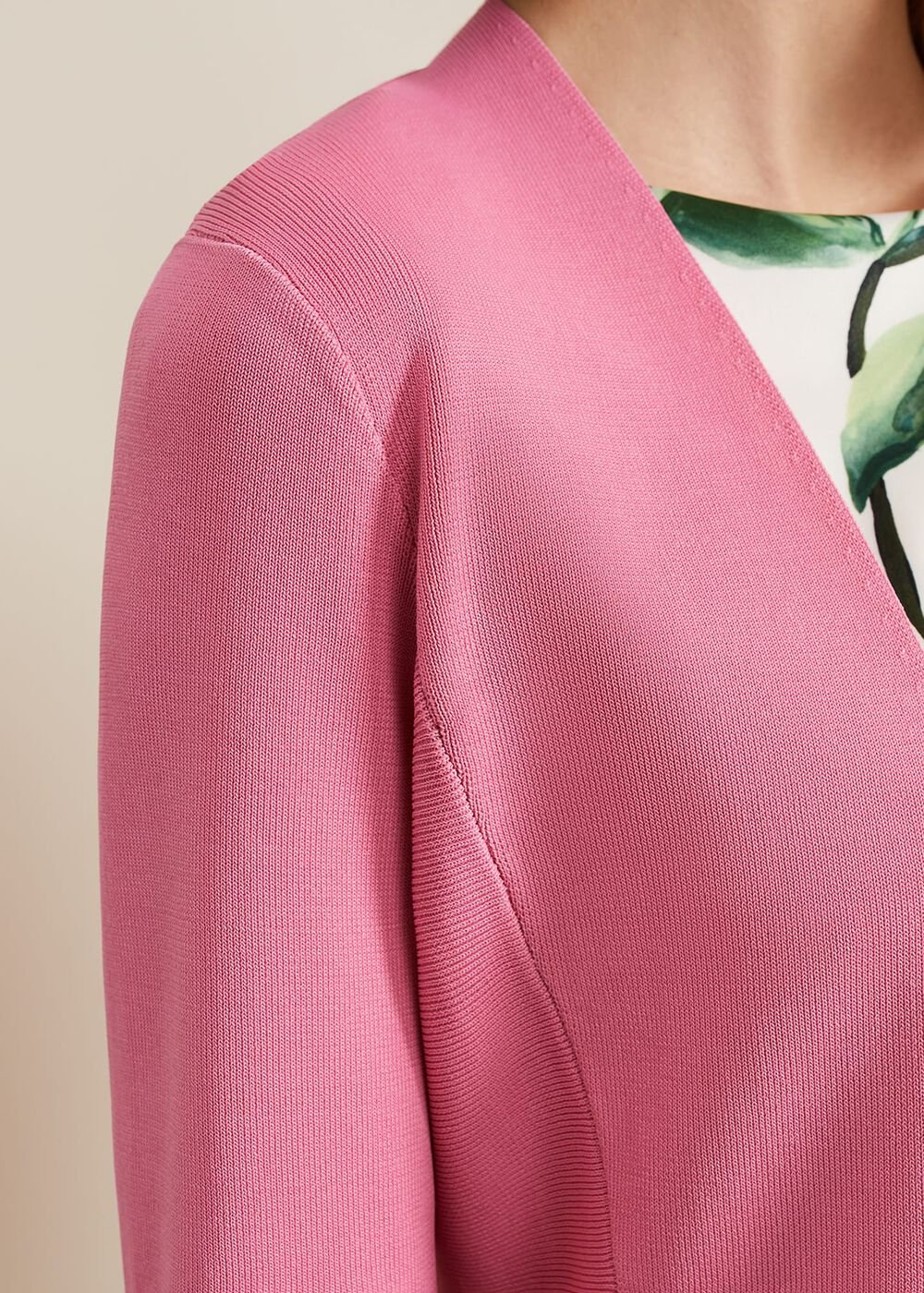 Salma Flared Hem Jacket - Pink