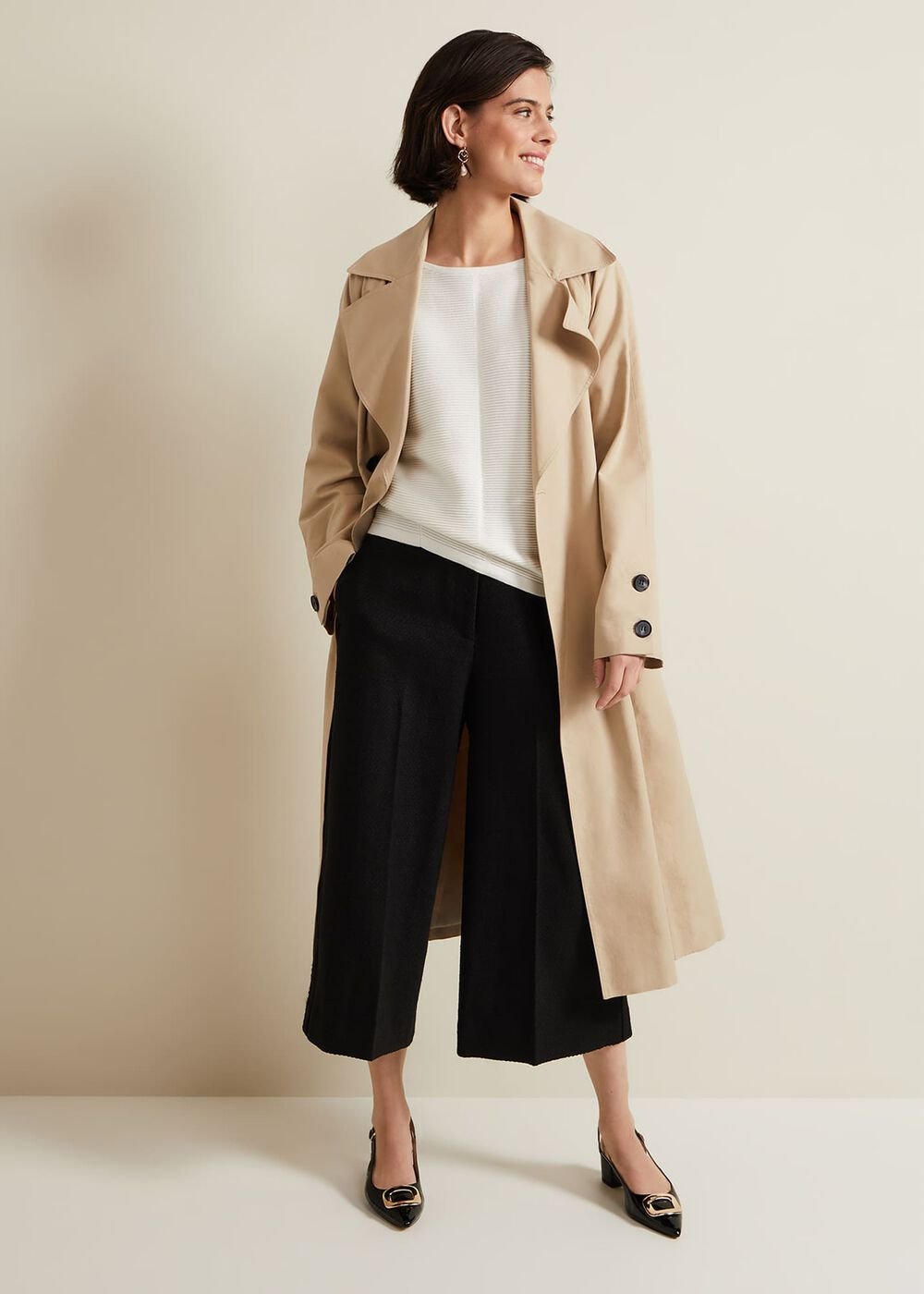 Nellie Ripple Stitch Jumper - Ivory