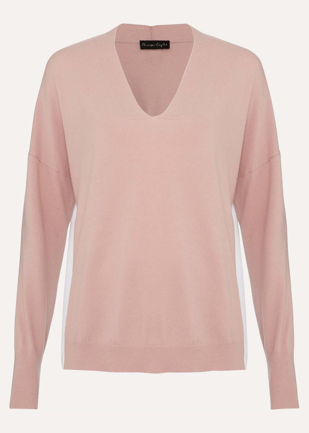 Kienna Woven Back Knit - Pink