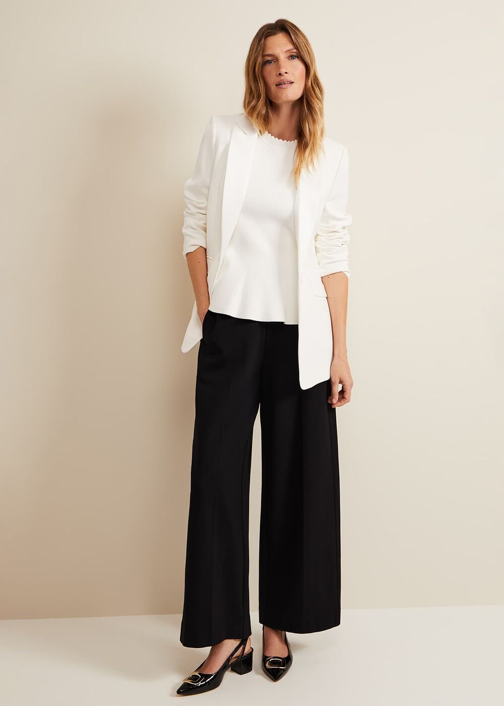 Maddie Pelum Compact Tank - Ivory