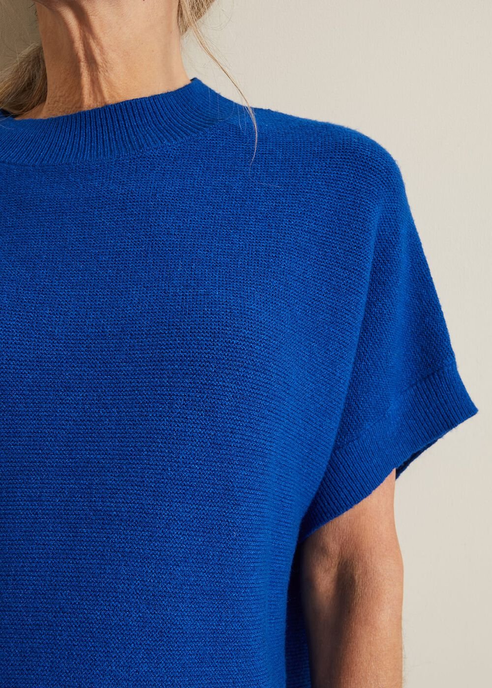 Grace Sleeveless Tabard Top - Cobalt