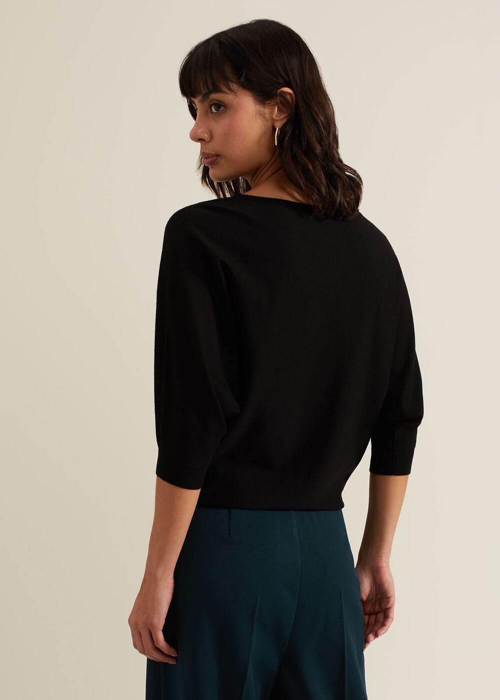 Cristine Knit Jumper - Black