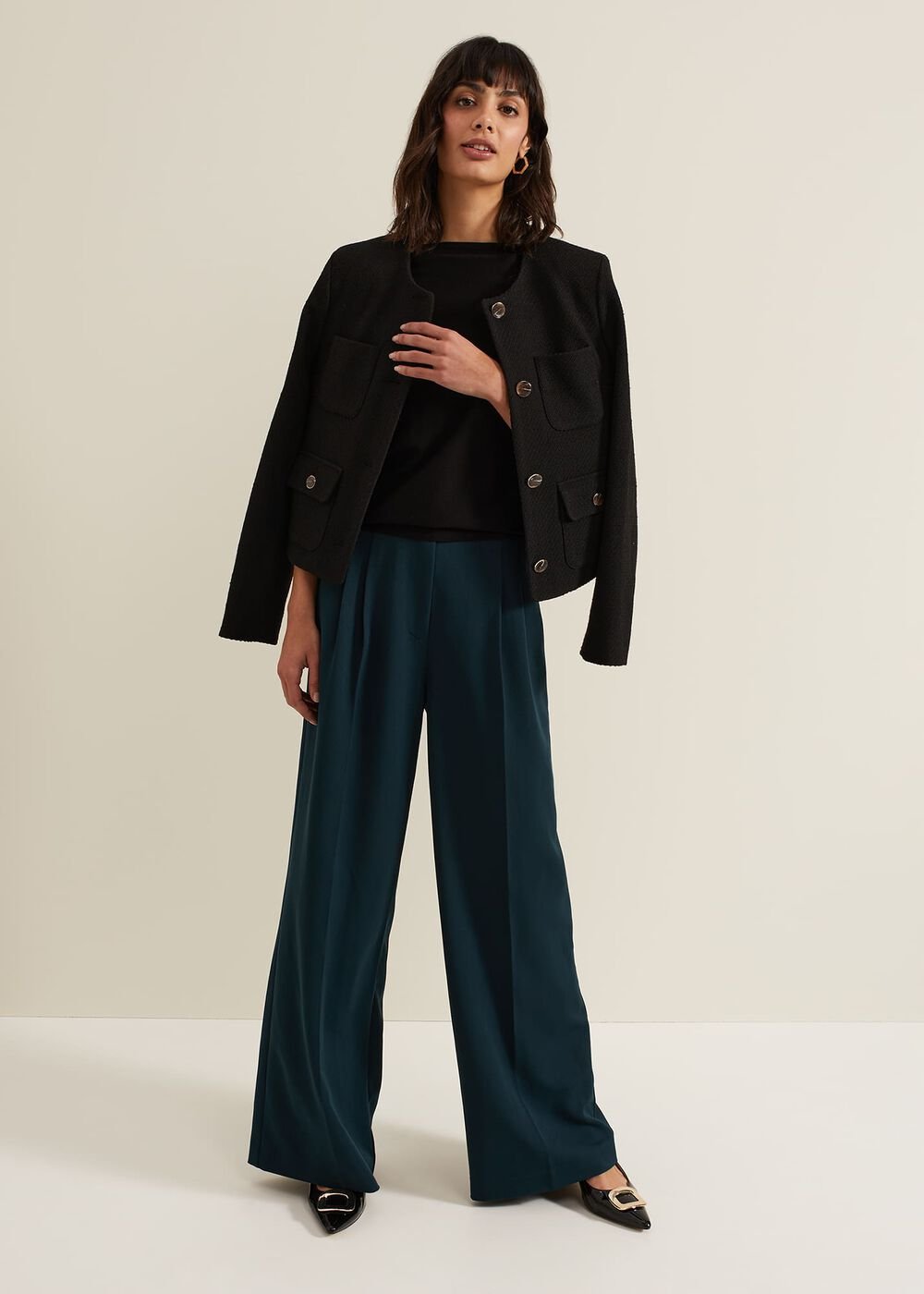 Cristine Knit Jumper - Black