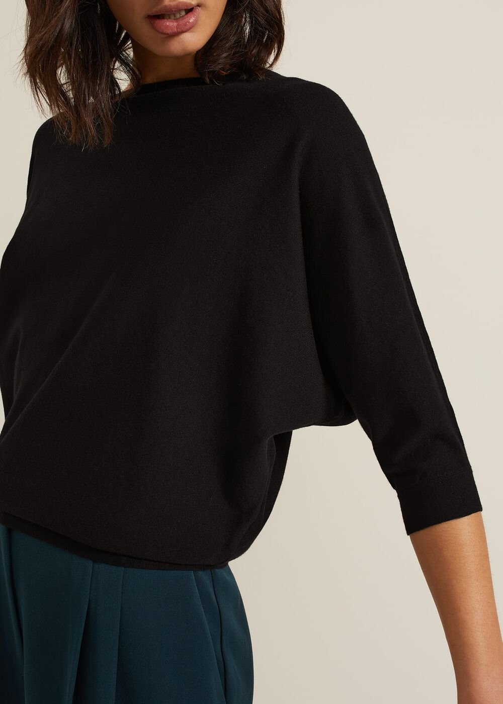 Cristine Knit Jumper - Black