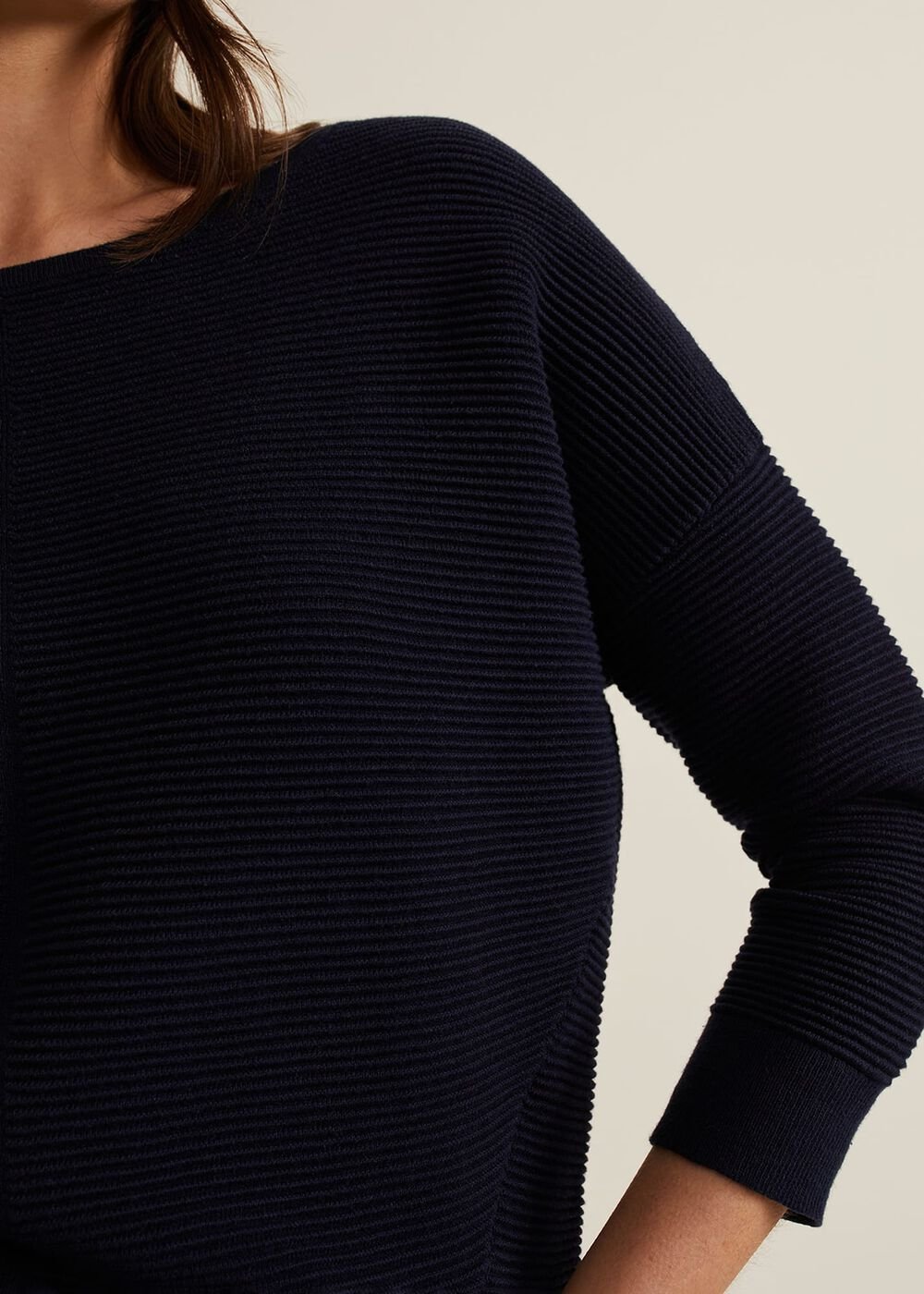 Nellie Ripple Jumper - Navy