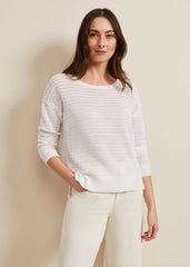 Annie Textured Jumper - Ivory